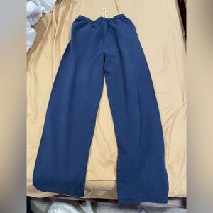 Hanes navy baggy sweatpants